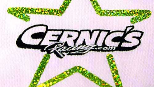 Cernics Racing Embroidery With Sequins