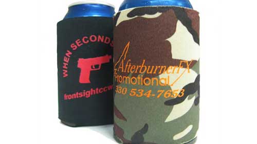 Seconds Count Firearms Training & Afterburner FX Koozies