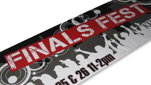 Kent State University Finals Fest Banner